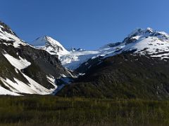02C Mountains And Learnard Glacier From Train As We Wait To Enter The Whittier Tunnel On Our Way To Anchorage Alaska