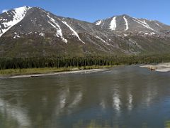 02B Low Mountains Next To Nenana River On The Drive To Mt McKinley Princess Wilderness Lodge North Of Talkeetna Alaska