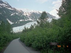 01A Edge of the Glacier Lower Trail Showing Where The Exit Glacier Was In 1951 Near Seward Alaska