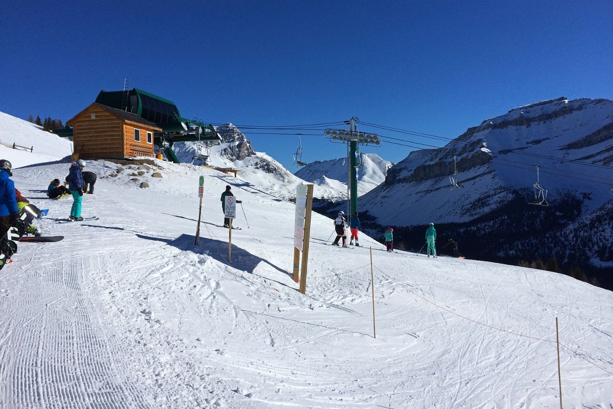 34a Lake Louise Back Bowl With Top Of Ptarmigan Chairlift Fossil