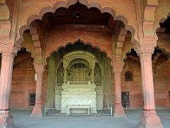 10 Delhi Red Fort Diwan-i-Am Hall of Public Audiences Emperors Throne