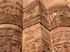 08 Delhi Qutab Minar Tower Of Victory Inscription Panels Of Arabic Calligraphy Close Up