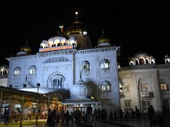 02B The Gurdwara Bangla Sahib was built by Sikh General Sardar Bhagel Singh in 1783 At Night Delhi India