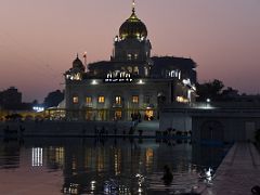 02B The Gurdwara Bangla Sahib Is Reflected In The Sarovar In The Light Of Dawn Delhi India