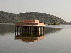 03B A Second Building Is Submerged In Jaipur Man Sagar Lake