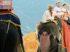 06 Jaipur Entering Amber Fort On An Elephant
