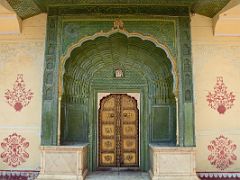 11 Jaipur City Palace Pitam Niwas Chowk Northwest Green Gate Suggestive Of Spring and Dedicated To Lord Ganesha
