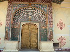 14 Jaipur City Palace Pitam Niwas Chowk Southwest Lotus Gate Represents Summer And I Dedicated To Lord Shiva-Parvati