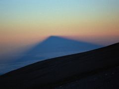 05 The Sunrise Shadow Of Mount Kilimanjaro Kili From Mount Kilimanjaro Kili Summit October 11, 2000