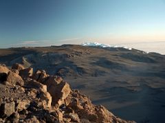 07A The Summit Area With A Far Off Glacier Near The Summit Of Mount Kilimanjaro Kili October 11, 2000