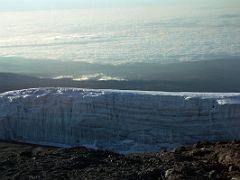 09C Descending Past The Large Glacier Near The Summit Of Mount Kilimanjaro Kili October 11, 2000