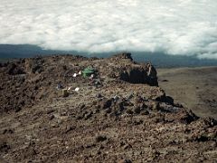 05A Reaching Barafu Camp On The Descent From The Summit Of Mount Kilimanjaro Kili October 11, 2000