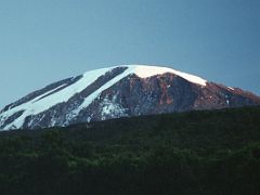 07A Mount Kilimanjaro Kili At Sunrise From Mweka Camp On The Descent From The Summit October 12, 2000