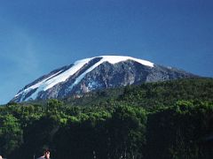 08B Mount Kilimanjaro Kili Early Morning From Mweka Camp On The Descent From The Summit October 12, 2000