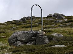 01C Metal Structure At The Beginning Of The Mount Kosciuszko Australia Hike