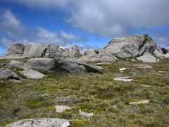 04B The Large Rocks Of Kosciusko Lookout On The Mount Kosciuszko Australia Hike