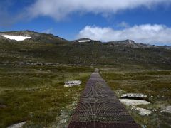05C View Of The Trail Ahead From Kosciusko Lookout On The Mount Kosciuszko Australia Hike