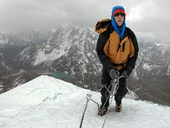 11B I reached the Lobuche East Peak fore summit after climbing for four hours from high camp 5600m
