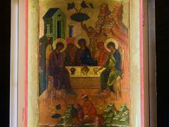 10D Old Testament Trinity of Angels 17C in the Crypt St Basil’s Cathedral Moscow Russia