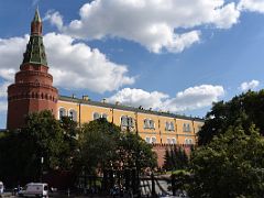 03A Corner Arsenalnaya is the most monumental Kremlin corner tower on the side of Red Square Moscow Russia