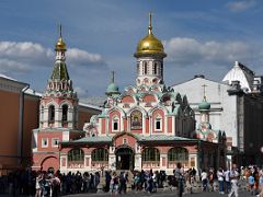 03 Kazan Cathedral is a Russian Orthodox church located on the northeast corner of Red Square Moscow Russia