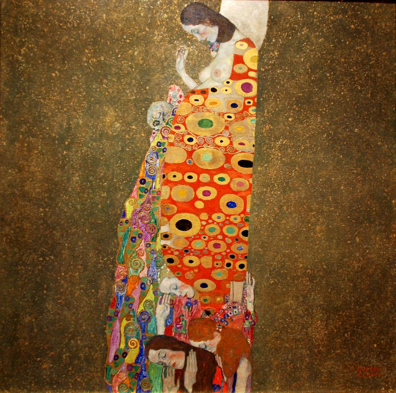 Brokke sig galleri folkeafstemning MOMA 24 Gustav Klimt Hope II