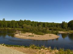 03A A Recreational River From Tourist Train After Wasilla On The Way To Denali National Park Alaska