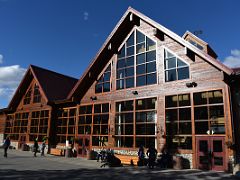 01C Sun Shines On The Back Of The Denali Princess Wilderness Main Lodge Very Near The Denali National Park Entrance