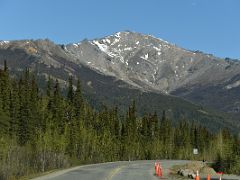 02A Driving On The Denali National Park Road With Mount Healy Beyond In Alaska