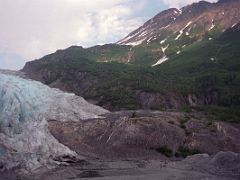 03A The Harding Icefield Trail Goes Up The Right Side Of The Exit Glacier Near Seward Alaska