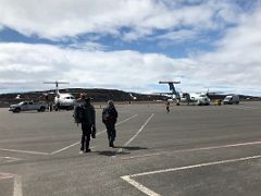 01B Walking To Our Airplane For The Flight From Iqaluit To Pond Inlet Baffin Island Nunavut Canada For Floe Edge Adventure