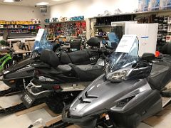 08E Co-op Store Inside Hardware, Ski-Doos In Pond Inlet Mittimatalik Baffin Island Nunavut Canada For Floe Edge Adventure