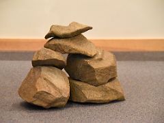 07B An Inuksuk Close Up In Pond Inlet Mittimatalik Baffin Island Nunavut Canada For Floe Edge Adventure