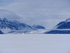 02C A Glacier On Bylot Island From Qamutiik Sled After We Leave Pond Inlet Mittimatalik For The Floe Edge Near Baffin Island Nunavut Canada