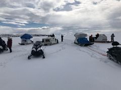 03A About An Hour After leaving Pond Inlet Mittimatalik We Stopped For Refreshments And To Add Clothing Layers On Our Floe Edge Adventure Near Baffin Island Nunavut Canada