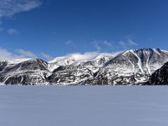 04A Sunny Snow Covered Baffin Island Coast From Qamutiik Sled On Our Floe Edge Adventure Nunavut Canada