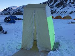 06A Our Toilet Tent Outside At Our Bylot Island Camp On Floe Edge Adventure Nunavut Canada