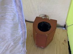 06B Our Comfortable Toilet At Our Bylot Island Camp On Floe Edge Adventure Nunavut Canada