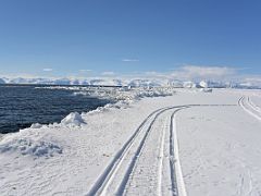 03B We Stopped At The Floe Edge With Baffin Island In The Distance On Day 1 Of Floe Edge Adventure Nunavut Canada