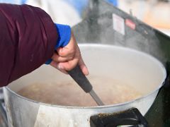 02A Preparing Soup For Lunch On Day 3 Of Floe Edge Adventure Nunavut Canada