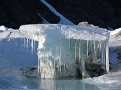 01D Icicles Hang From A Mushroom Shaped Ice Ridge As We Start Our Walk On Bylot Island On Day 4 Of Floe Edge Adventure Nunavut Canada
