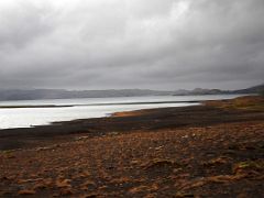 02B Kleifarvatn is the largest lake on the Reykjanes Peninsula view from the north end Iceland