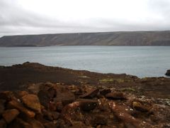 03C The north end of Kleifarvatn lake from Sydristapi cliff view point Reykjanes Peninsula Iceland