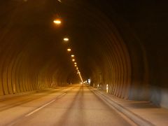 02A The 6km Hvalfjordur Tunnel on the drive from Reykjavik to Snaefellsnes Iceland