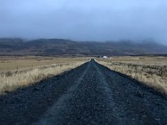11A We turned off road 54 and drove down a dirt road towards Gerduberg basalt cliffs on the drive from Borgarnes to Snaefellsnes Iceland