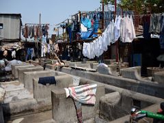 10 Mahalaxmi Dhobi Ghat Washed Clothes Hung Out To Dry