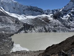 07A Looking Down On Imja Glacier And Imja Tso Lake On The Hike Between Base Camp And Island Peak High Camp 5600m