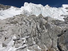 02B The View Ahead From Crampon Point On The Island Peak Climb