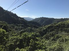 02A We stopped and admired the green forested covered hills on our way to Blue Mountains near Kingston Jamaica