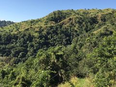 02B We stopped and admired the green forested covered hills on our way to Blue Mountains near Kingston Jamaica